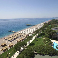 Alva Donna World Palace Hotel Турция, Кемер - 1 отзыв об отеле, цены и фото номеров - забронировать отель Alva Donna World Palace Hotel онлайн пляж