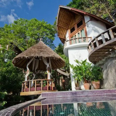 Отель Thipwimarn Resort Koh Tao 3* Вилла с различными типами кроватей фото 20