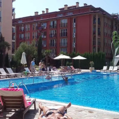 Отель Studio Evgeniya Болгария, Солнечный берег - отзывы, цены и фото номеров - забронировать отель Studio Evgeniya онлайн бассейн фото 3