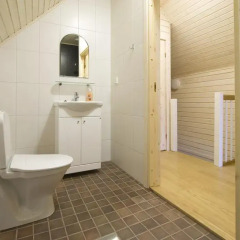 Отель Holiday Houses Saimaa Gardens Финляндия, Лаппеэнранта - отзывы, цены и фото номеров - забронировать отель Holiday Houses Saimaa Gardens онлайн ванная