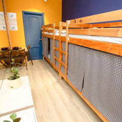 Гостевой дом «Все путем» у Авроры Кровать в общем номере с двухъярусной кроватью