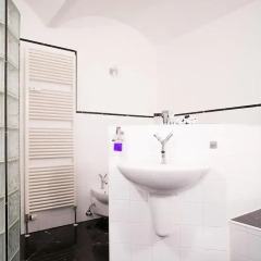 Отель Villa am Park Apartment Германия, Дрезден - отзывы, цены и фото номеров - забронировать отель Villa am Park Apartment онлайн ванная фото 2
