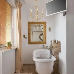 Отель Penthouse Suites Gold ванная фото 2
