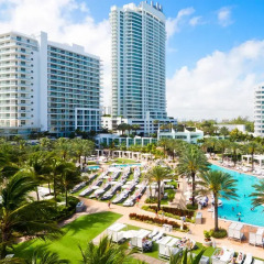 Отель Fontainebleau Miami Beach 4* Номер Делюкс с различными типами кроватей фото 14