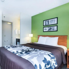 Отель Sleep Inn Midway Airport Bedford Park 2* Стандартный номер с различными типами кроватей фото 4