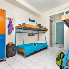 Abraham Hostel Jerusalem Кровать в мужском общем номере