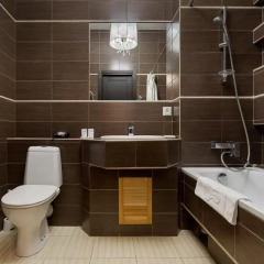 Гостиница Британика Номер Комфорт разные типы кроватей фото 9