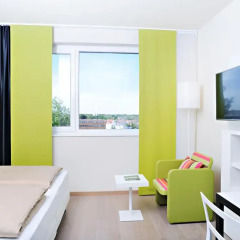 Отель Harry's Home Hotel München Германия, Мюнхен - 1 отзыв об отеле, цены и фото номеров - забронировать отель Harry's Home Hotel München онлайн комната для гостей фото 9