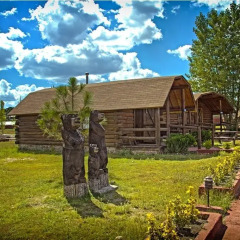 Отель Villa Mexicana Creel Mountain Lodge 3* Бунгало Делюкс с различными типами кроватей фото 3
