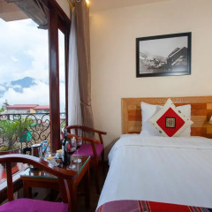 Sapa Centre Hotel 3* Стандартный семейный номер с двуспальной кроватью фото 11