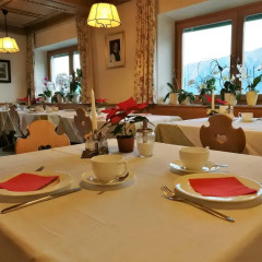 Отель Appartements Prairerhof Сцена питание