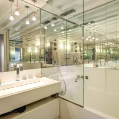 Отель Sole al Pantheon Penthouse Италия, Рим - отзывы, цены и фото номеров - забронировать отель Sole al Pantheon Penthouse онлайн ванная