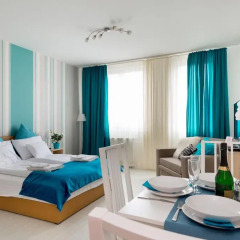 Апартаменты Sun Resort Apartments Студия с различными типами кроватей фото 16