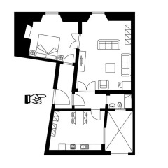 Апартаменты Porta Rossa Suite Halldis Apartment спортивное сооружение