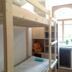 Хостел Кислород O2 Home Кровать в общем номере с двухъярусной кроватью фото 44