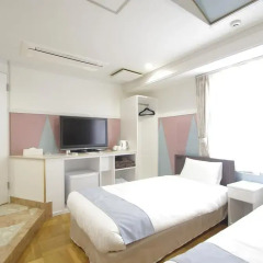Hotel Imalle Yokohama Isezakicho - Hostel Номер Делюкс с различными типами кроватей фото 9