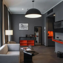 Отель Pullman Riga Old Town Улучшенный номер с различными типами кроватей фото 4