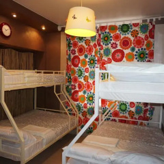 Hostel Berloga Кровать в общем номере с двухъярусной кроватью фото 2