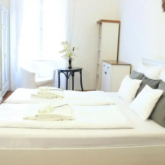 Апартаменты Romantic Downtown Apartments Будапешт комната для гостей фото 2