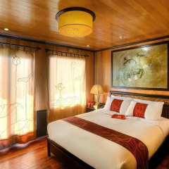 Отель Indochina Sails 3* Улучшенный номер с различными типами кроватей фото 7