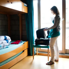 Liège Youth Hostel Кровать в женском общем номере с двухъярусной кроватью