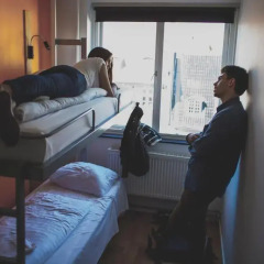 Copenhagen Downtown Hostel Номер с общей ванной комнатой фото 3