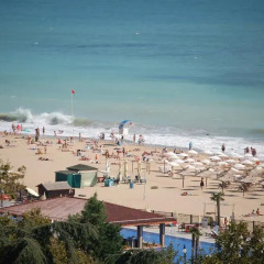 Отель Penthouse Iglika Front Beach пляж