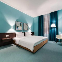Design Hotel Stadt Rosenheim 3* Номер Комфорт двуспальная кровать фото 6