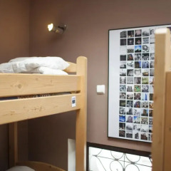Hostel Flamingo Кровать в общем номере с двухъярусной кроватью фото 2