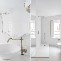 Отель Urban Suite Santander Испания, Сантандер - отзывы, цены и фото номеров - забронировать отель Urban Suite Santander онлайн ванная фото 2