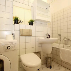 Отель Boutique Apartment #3 Германия, Лейпциг - отзывы, цены и фото номеров - забронировать отель Boutique Apartment #3 онлайн ванная