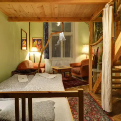 Artharmony Pension & Hostel Номер с общей ванной комнатой с различными типами кроватей (общая ванная комната) фото 6