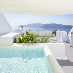 Отель Kirini Santorini 5* Люкс с различными типами кроватей фото 6
