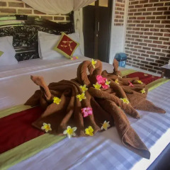 Отель Balangan Sea View Bungalow 3* Номер категории Эконом с различными типами кроватей фото 4