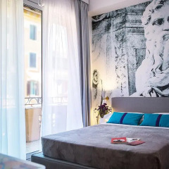 Отель Milizie 76 Gallery 2* Номер Делюкс с различными типами кроватей фото 4