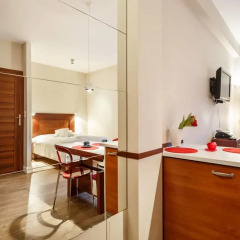 Отель Apartamenty Pod Skocznią z kominkiem i tarasem в номере фото 2