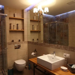 Гостиница Grace Apartments Украина, Борисполь - отзывы, цены и фото номеров - забронировать гостиницу Grace Apartments онлайн ванная фото 2