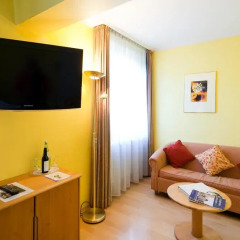 Отель Parkhotel im Lehel 3* Номер Комфорт с различными типами кроватей фото 3