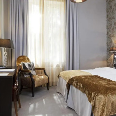 Saga Hotel Oslo 4* Улучшенный номер с двуспальной кроватью фото 8