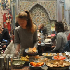 Отель Funky Fes Hostel Марокко, Фес - отзывы, цены и фото номеров - забронировать отель Funky Fes Hostel онлайн питание фото 2