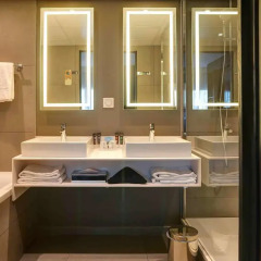 Отель Novotel Paris 14 Porte d'Orléans Франция, Париж - 3 отзыва об отеле, цены и фото номеров - забронировать отель Novotel Paris 14 Porte d'Orléans онлайн ванная фото 2