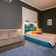 Гостиница Beton Brut 4* Панорамный номер с двуспальной кроватью