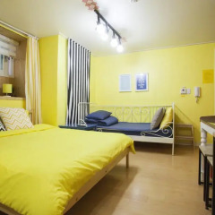 Отель Han River Guesthouse 2* Студия с различными типами кроватей фото 27