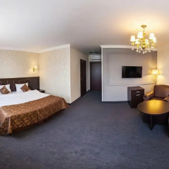 Гостиница Carat 4* Улучшенный номер с разными типами кроватей фото 5