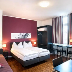 Hotel Hottingen 2* Стандартный номер с различными типами кроватей фото 7