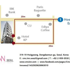 Отель CMS Inn Seoul Guesthouse городской автобус