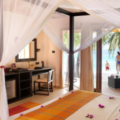 Отель Vilamendhoo Island Resort & Spa 4* Вилла с различными типами кроватей фото 6