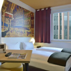 B&B Hotel Düsseldorf-City 2* Стандартный номер с 2 отдельными кроватями фото 4