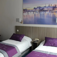 Отель Avia Hôtel Saphir Montparnasse 3* Стандартный номер с различными типами кроватей фото 3