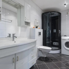 Отель Stavanger Lille Hotel - Gausel Apartments Норвегия, Ставангер - отзывы, цены и фото номеров - забронировать отель Stavanger Lille Hotel - Gausel Apartments онлайн ванная